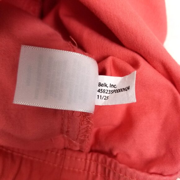 Cabana Crown & Ivy Boys Shorts M Coral Drawstring Casual - Picture 5 of 8